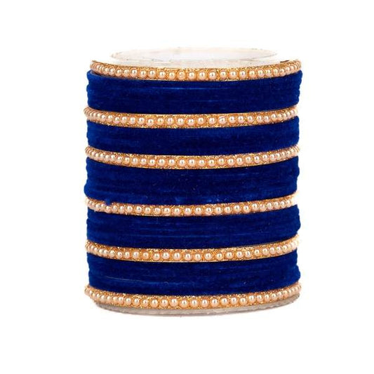 Express Your Style with Elegant Velvet and Metal Bangles