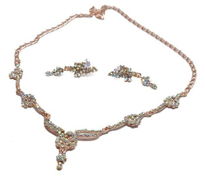 Gold Plated Fashion Bridal Necklace Set for Women 02