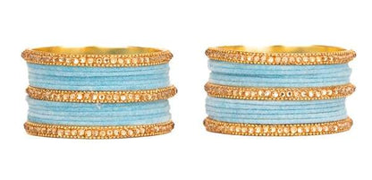 Trendy Velvet & Zircon Bangles for Fashion-Forward Women and Girls 02