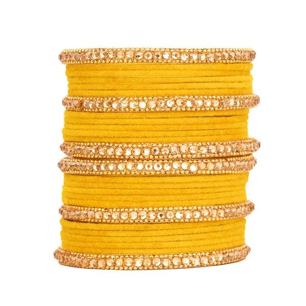 Modern Women's Velvet Bangles with Zircon Stone & Metal